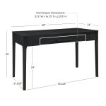 Wilcox Black Desk