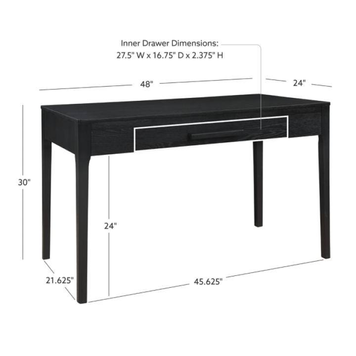 Wilcox Black Desk