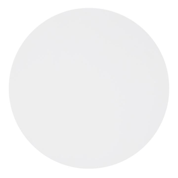 White Round Criss-Cross Base Dining Table