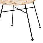 Natural Rattan Manhattan Dining Chairs, Set of 2