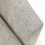 Light Gray Tufted Swivel Barrel Accent Chair