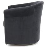 Black Marley Swivel Accent Chair