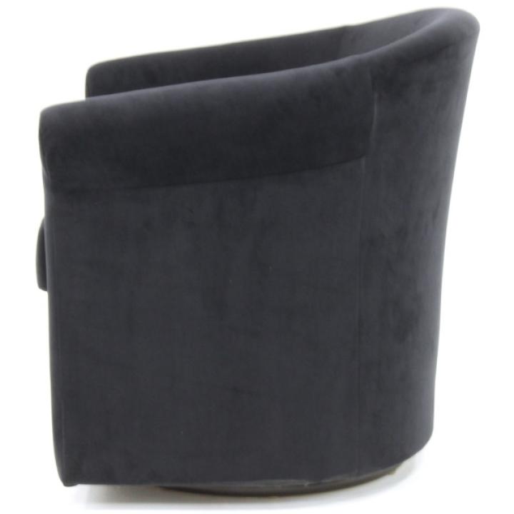 Black Marley Swivel Accent Chair