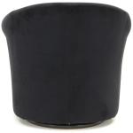 Black Marley Swivel Accent Chair