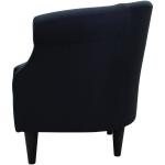 Navy Blue Rounded Accent Chair