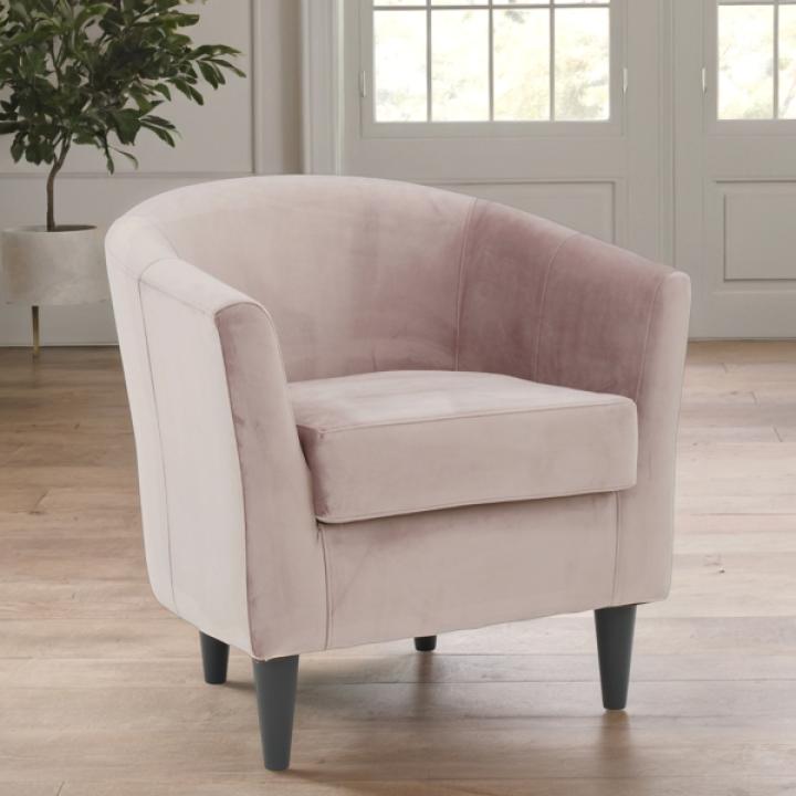 Blush Winslow Accent Chair
