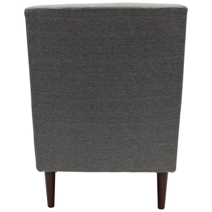 Gray Ellen Rolled Arms Accent Chair