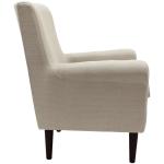 Cream Ellen Rolled Arms Accent Chair