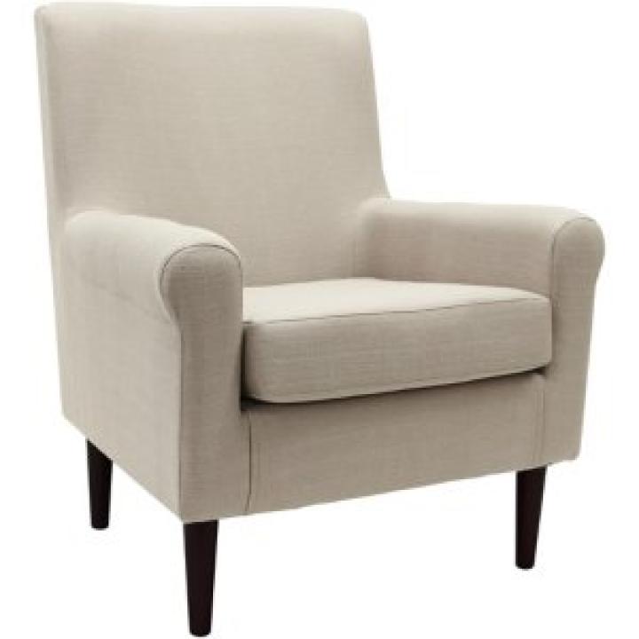 Cream Ellen Rolled Arms Accent Chair