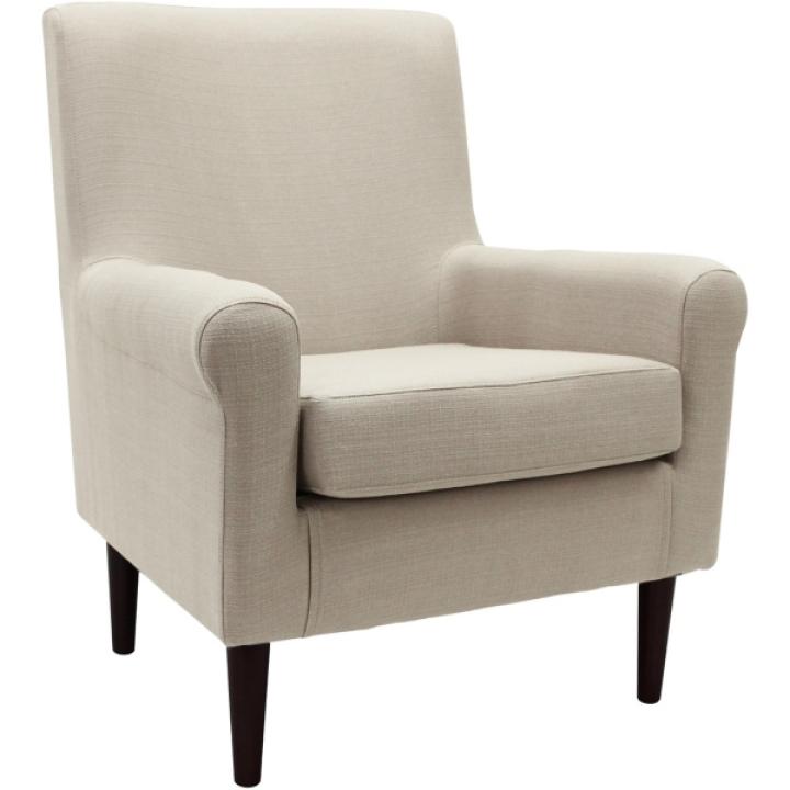 Cream Ellen Rolled Arms Accent Chair