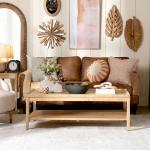 Natural Wood Hughes Coffee Table