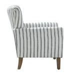 Gustaf Navy Striped Armchair
