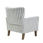 Gustaf Navy Striped Armchair