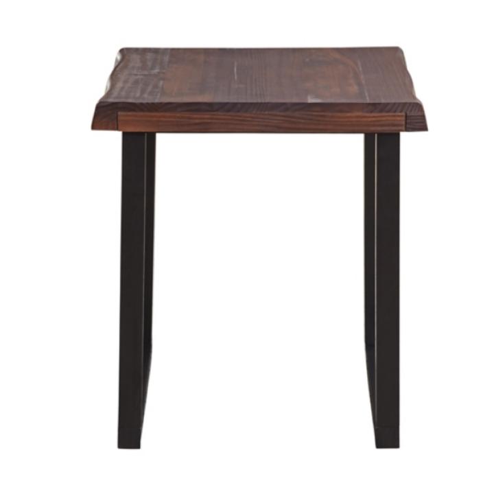 Cherry Live Edge Wood Accent Table