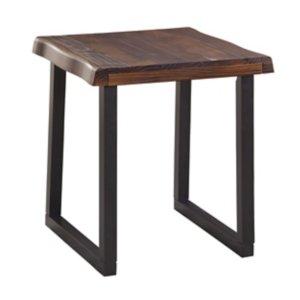 Cherry Live Edge Wood Accent Table