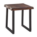 Cherry Live Edge Wood Accent Table
