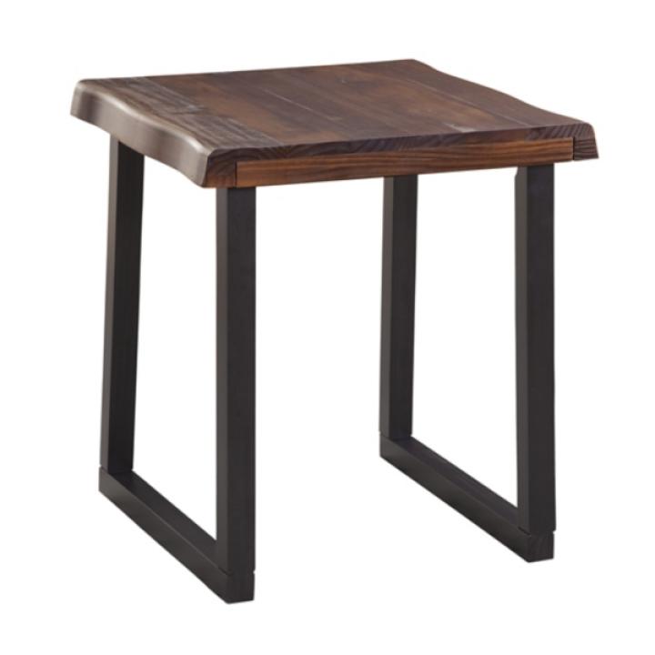 Cherry Live Edge Wood Accent Table