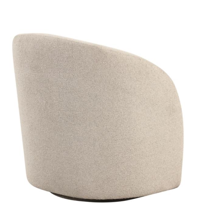 Khaki Boucle Danielle Accent Chair