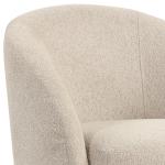 Khaki Boucle Danielle Accent Chair