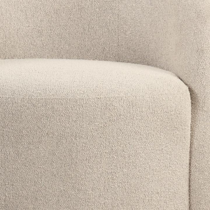 Khaki Boucle Danielle Accent Chair