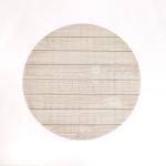 Round Savannah Wood and Metal C-Table