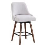 Fog Mid-Century Modern Swivel Counter Stool