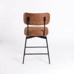 Brown Wyatt Faux Leather Swivel Counter Stool