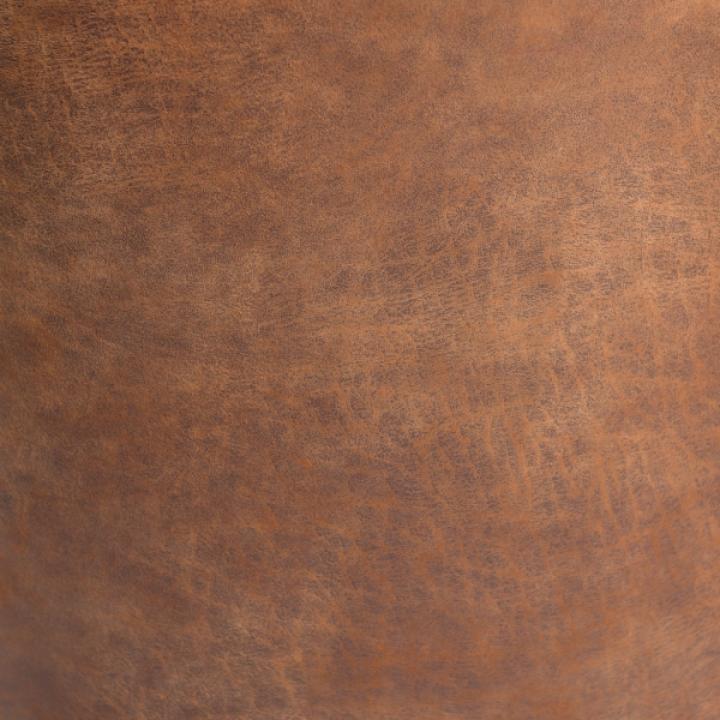 Brown Wyatt Faux Leather Dining Chair