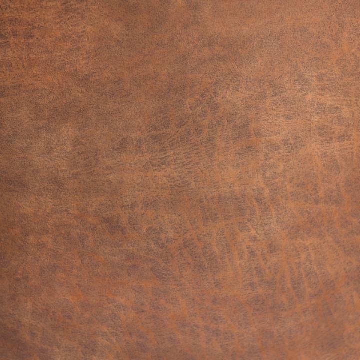 Brown Wyatt Faux Leather Dining Chairs, Set of 2