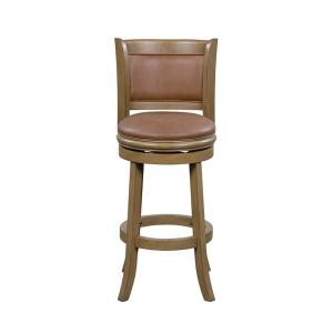 Sandrift Faux Leather Swivel Counter Stool