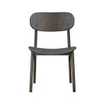 Dark Brown Mid-Century Modern Chairs, Set of 2
