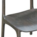 Dark Brown Mid-Century Modern Chairs, Set of 2