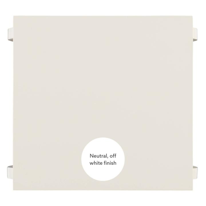 White Prismatic Wood Accent Table