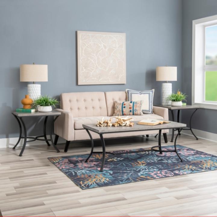 Faux Concrete 3-pc. Coffee & Side Table Set