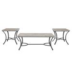 Faux Concrete 3-pc. Coffee & Side Table Set