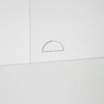 White & Gold Storage Cabinet