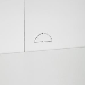 White & Gold Storage Cabinet