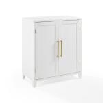 White & Gold Storage Cabinet