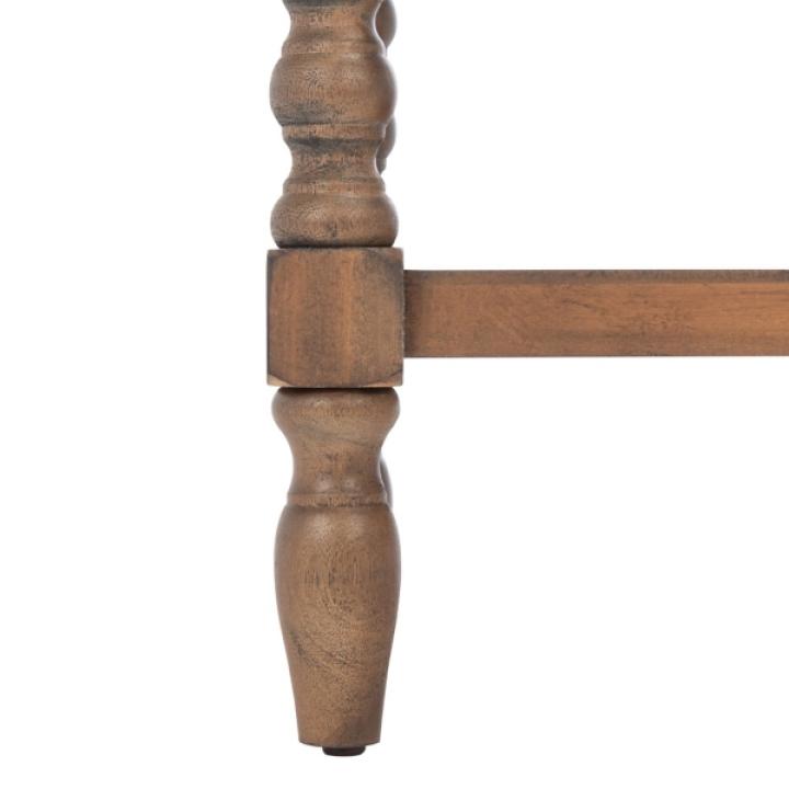 Brown Farmhouse 3-Drawer Console Table