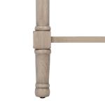 Greige Chevron 2-Drawer Console Table