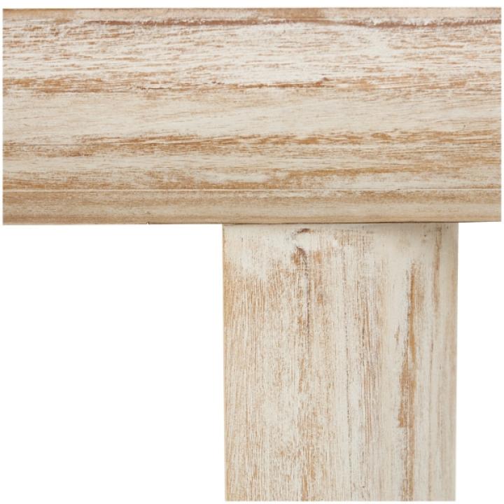 Ivory Natural Wood Grain Console Table