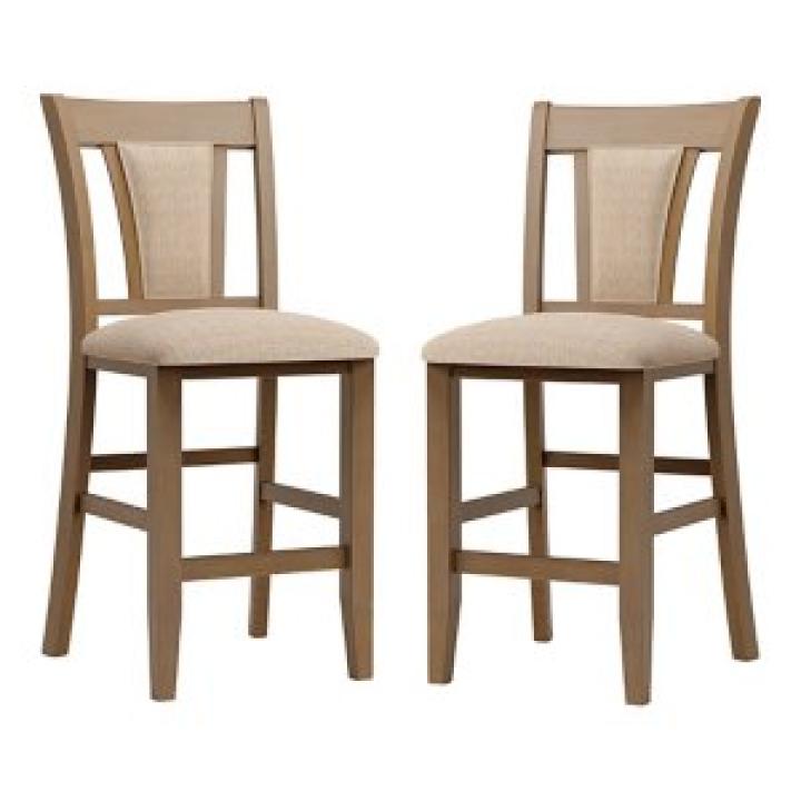 Padded Seat Counter Stools, Set of 2