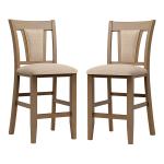 Padded Seat Counter Stools, Set of 2