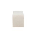Cream Boucle Waterfall Bench