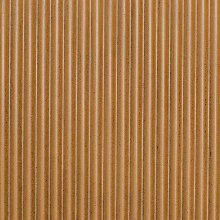 Natural Fluted Hexagon Coffee Table