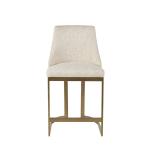 Cream and Gold Counter Stool