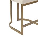 Cream and Gold Counter Stool