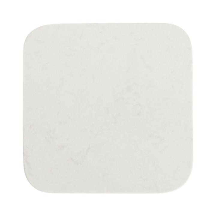 Gold and White Credele Accent Table