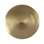 Round Zia Gold Metal Accent Table