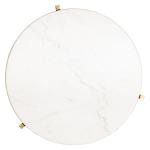 Round Gold Aguilar Accent Table